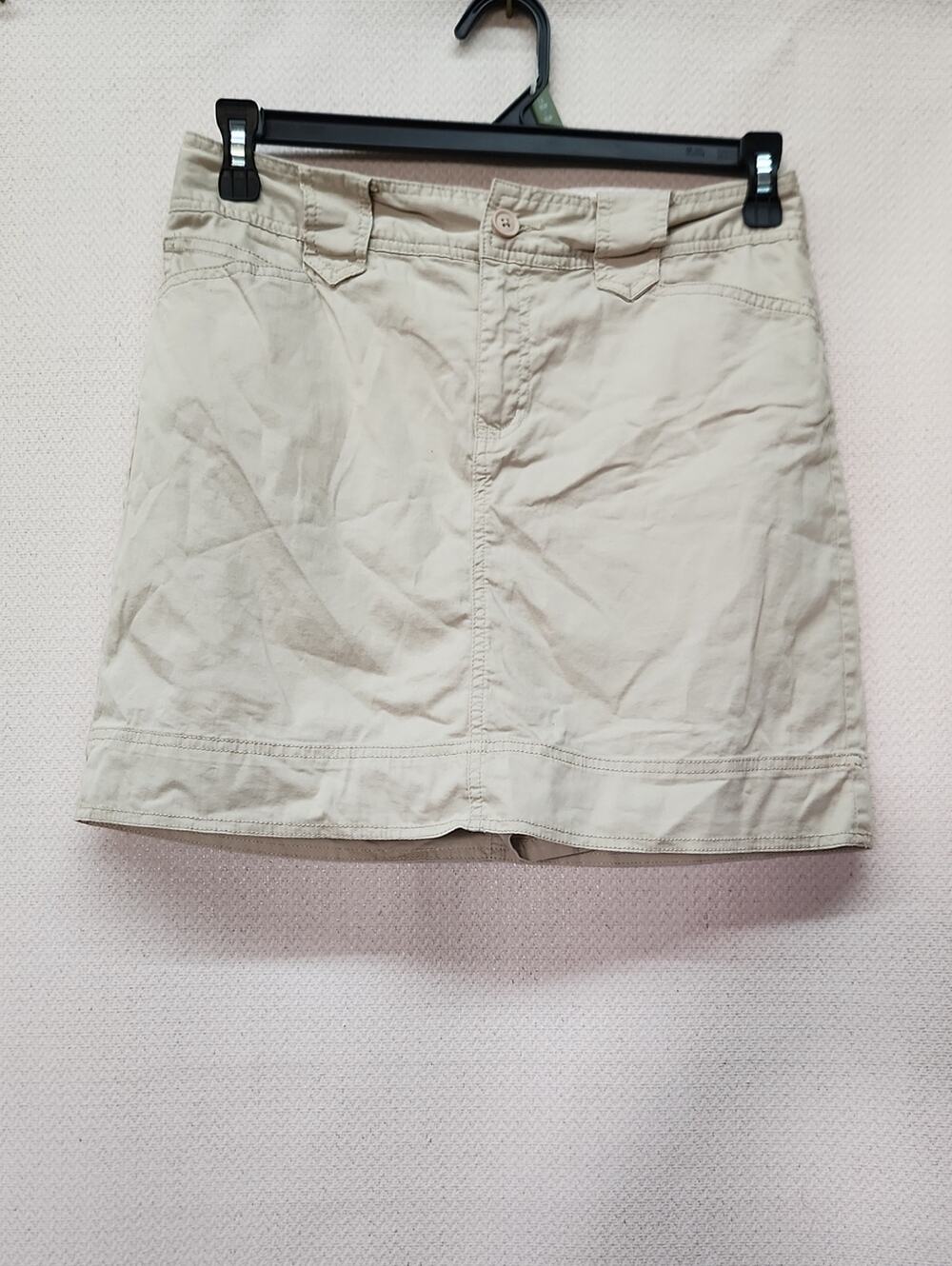 St. John's Bay Light Khaki Stretch Skirt